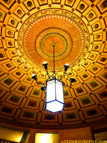 chandelier at the Natural History Museum