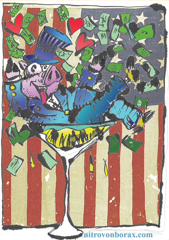 Well, that's a revolting spectacle, isn't it? Somebody should do something about it.