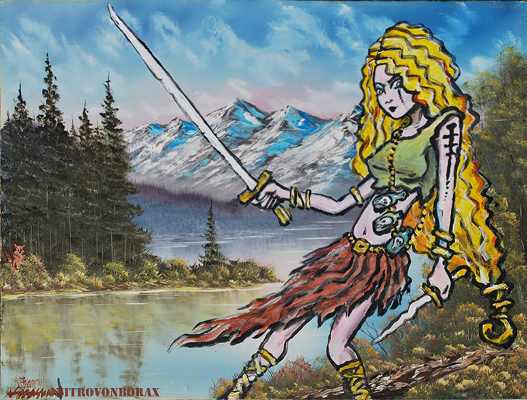 VikingGirlAdded toLandscapeAgain